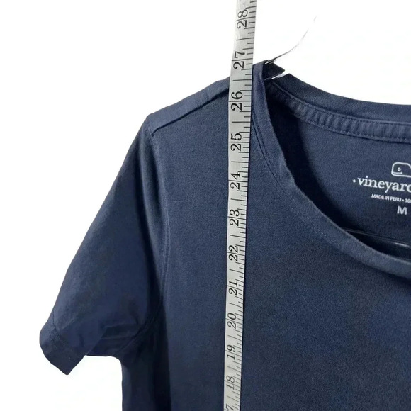 Vineyard Vines Men's Graphic Pocket Tee Medium 100% Cotton Blue - Picture 7 of 11